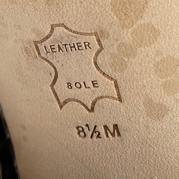 Tory Burch Kira Stamped Snake Print Leather Bootie - 8.5 - Picture 11 of 12